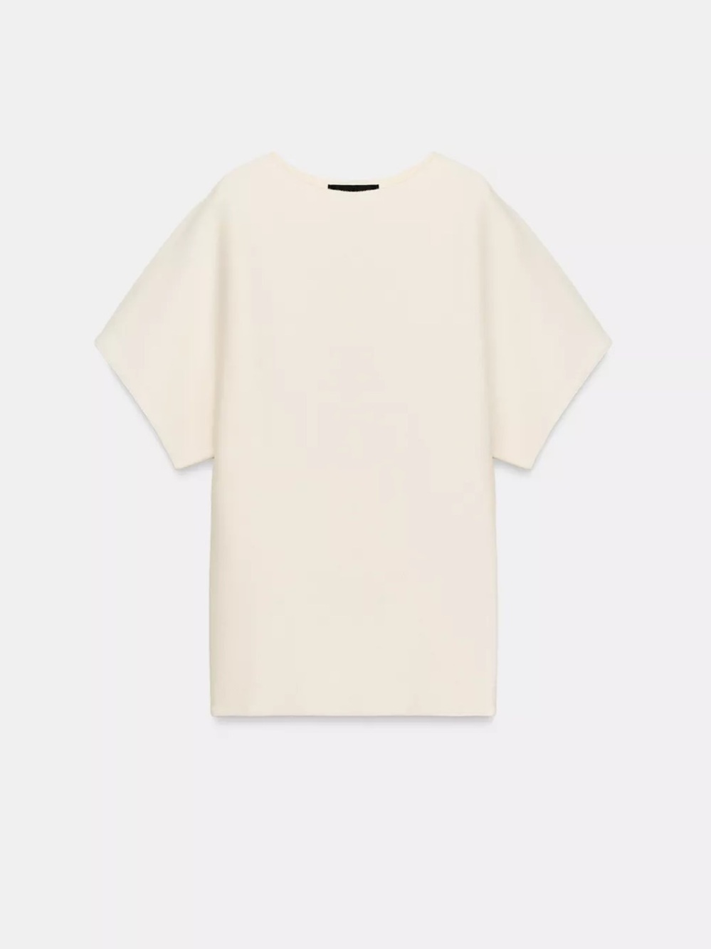Zara Off-White Short Sleeve Tee